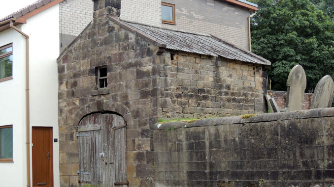 A Graveyard Watchers Watchhouse from 1835 at St. Leonard’s Church in Walton le Dale