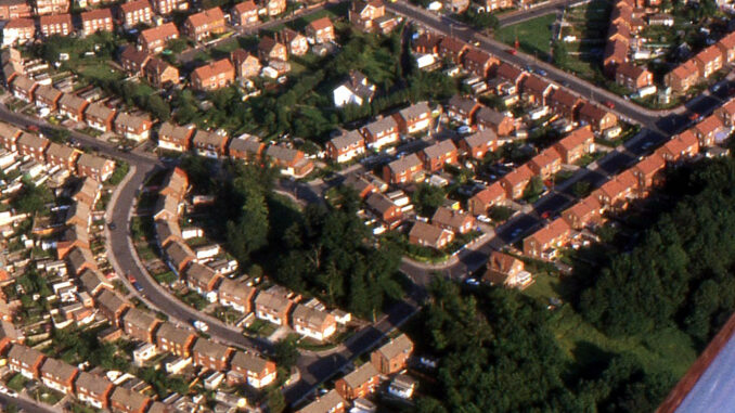 Cinnamon Hill in Walton-le-Dale on an Aerial Photo