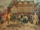 Jacobite Troops Surrendering their Arms to General Wills at Preston Market Place in 1715