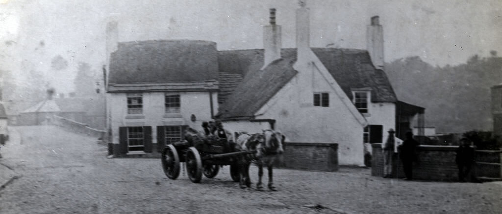 The Unicorn Inn on Chorley Road in Walton-le-Dale circa 1890 Red Rose Collections Reference 30118072440005