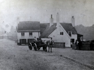 The Unicorn Inn on Chorley Road in Walton-le-Dale circa 1890 Red Rose Collections Reference 30118072440005