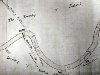 Robert Porter Map of the River Ribble, Cuerdale and Walton-le-Dale