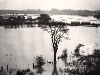 Floods at Walton-le-Dale in 1951