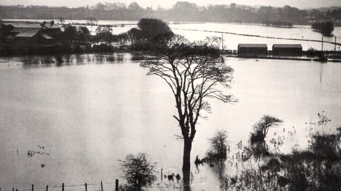 Floods at Walton-le-Dale in 1951