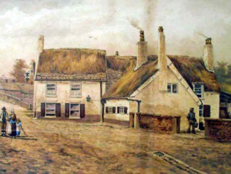 The Unicorn Inn, Walton. An Edwin Beattie late 19th Century Watercolour.