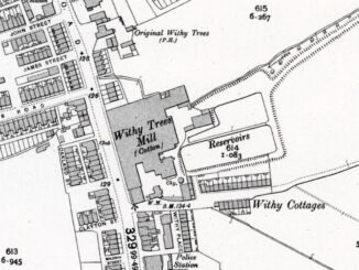 Destruction of a Factory by Fire Withy Trees Mill Bamber Bridge