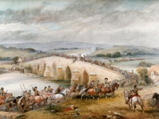 The Battle of Preston and Walton - August, 1648 by Charles Cattermole, 1877.
