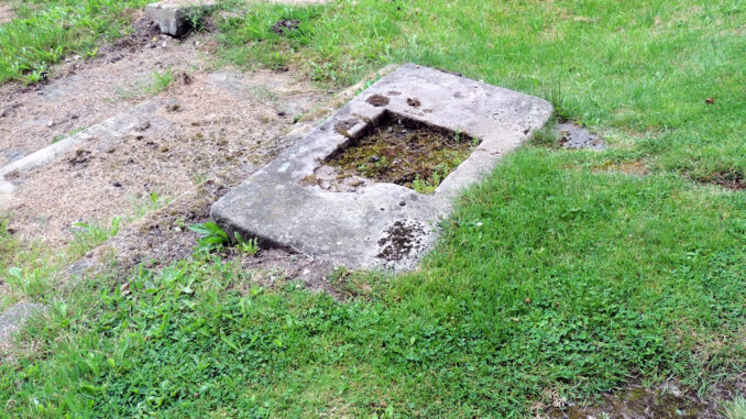 Sundial Base 8 Metres South of Church the of St. Leonard in Walton le Dale.