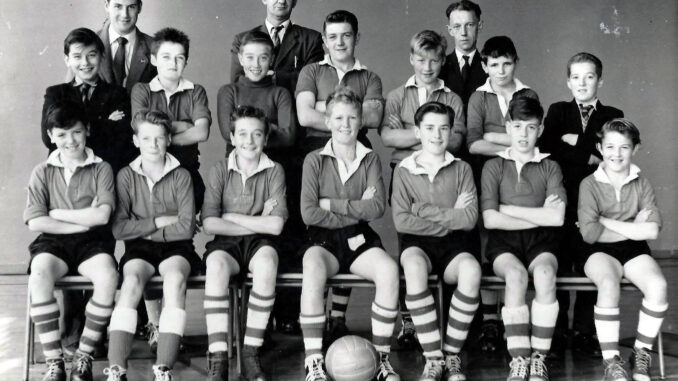 Walton le Dale County Secondary School Football Team Photograph from 1960